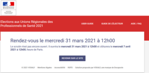 Site des élections URPS